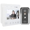 2-Wire System Video Door Phone 7in 2 Monitors 1000TVL Camera Night Vision Home Intercom 100-240V