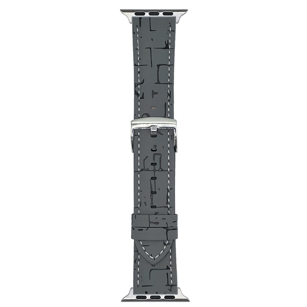 Leder-Armbänder mit Muster für Apple Watch Series 10 Ultra 9 8 7 SE 6 5 4 3 2 1 46mm 49mm 45mm 44mm 40mm Uhrenarmbänder