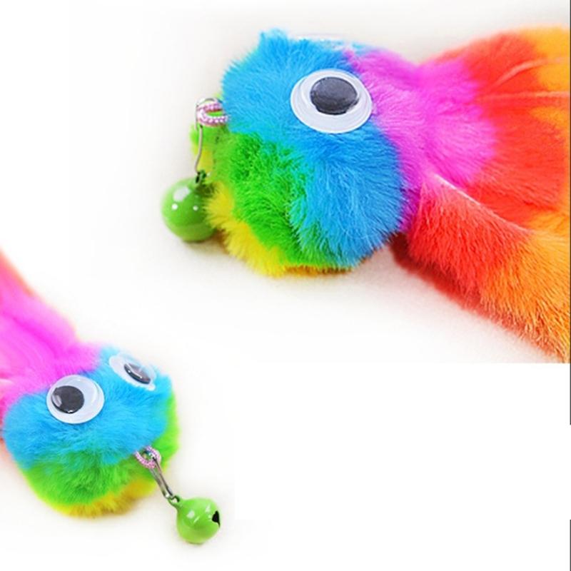 Lovely Suspended Kitten Toy With Chirping Mechanism Soft Fabric Tentacles Design Kitten Entertainment