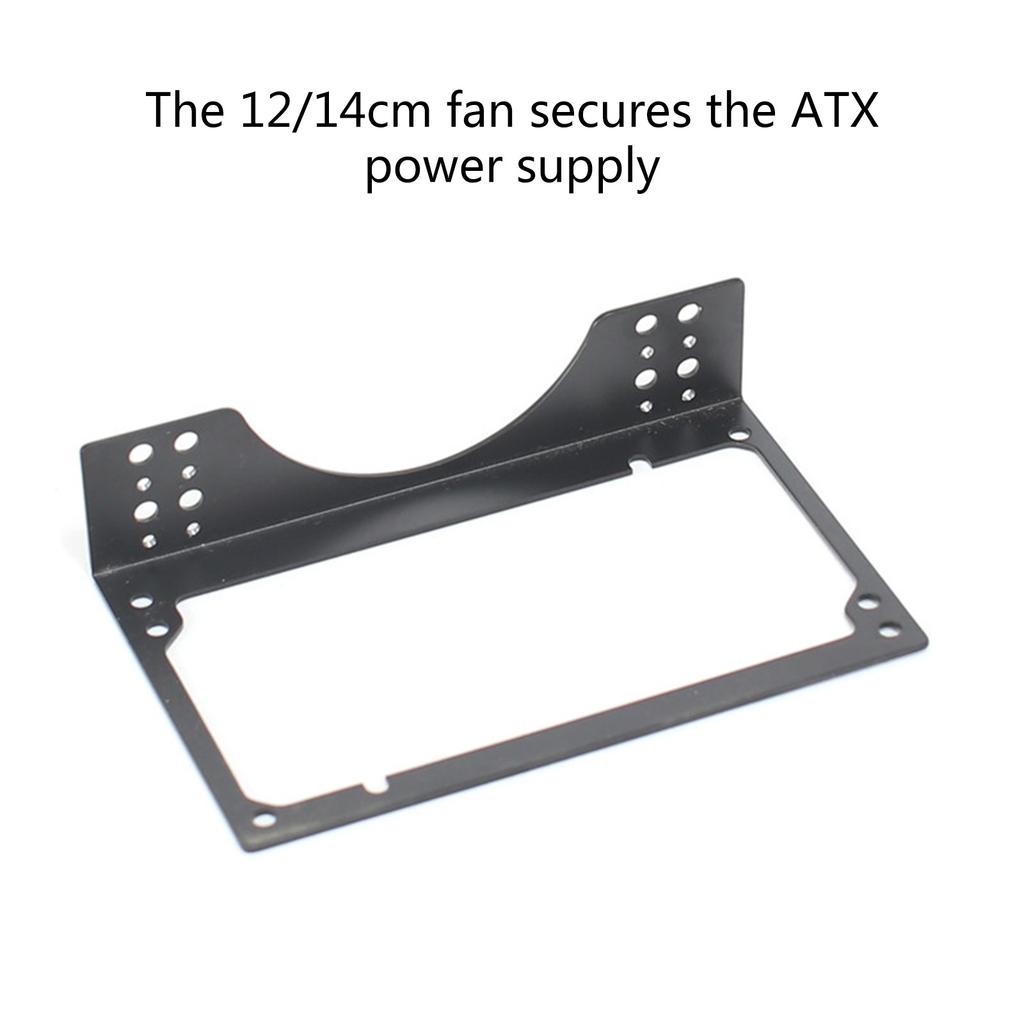 Metal DIY Bracket PC SFX Power Frame for SFX Power Supply in 12cm 14cm Fan Slot Bracket