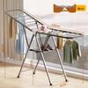 Foldable Wing-Shaped Clothes Drying Rack for Indoor/Outdoor Use