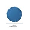European Lace Silicone Table Mat Retro Embossed Heat Insulation Thickened Round Anti-Skidding Pad Kitchen Waterproof Placemat