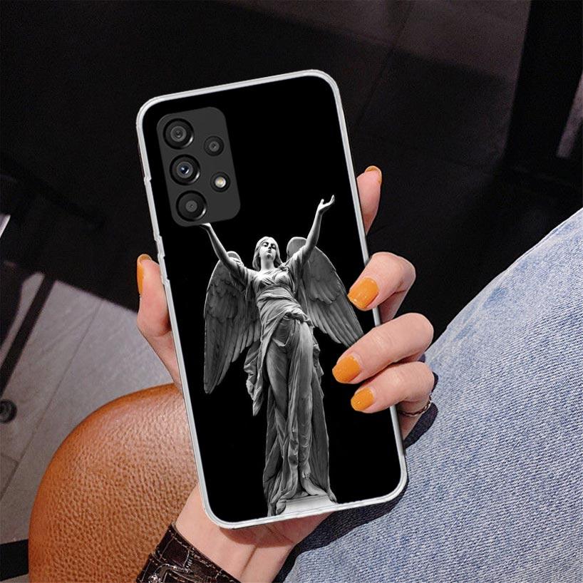 Archangel Michael Phone Case For Samsung Galaxy A52 A32 A22 A12 A51 A31 A50S A30S A20S A10S Note 20 Ultra 10 Plus S10 A72 A71 Ga
