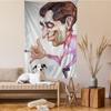 Joaquin Sabina Musician Hanging Bohemian Tapestry Bohemian Wall Tapestries Mandala Kawaii Room Decor