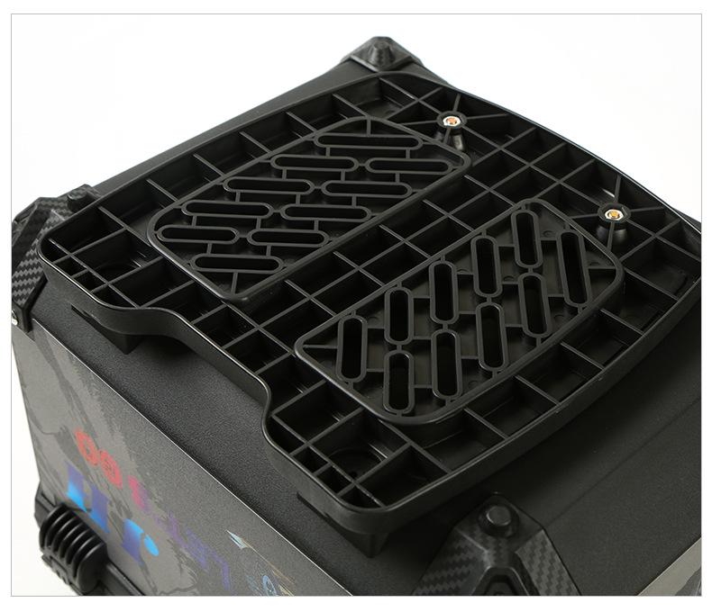 Universal Detachable Motorcycle Tail Box - Large Capacity, Waterproof Rear Trunk for Bikes