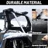 StarknightMT RZR Rear Soft Window Compatible With Polaris RZR XP 1000/4 1000/XP TURBO /XP 4 TURBO RZR Back Windshield RZR Accessories Back Dust Panel