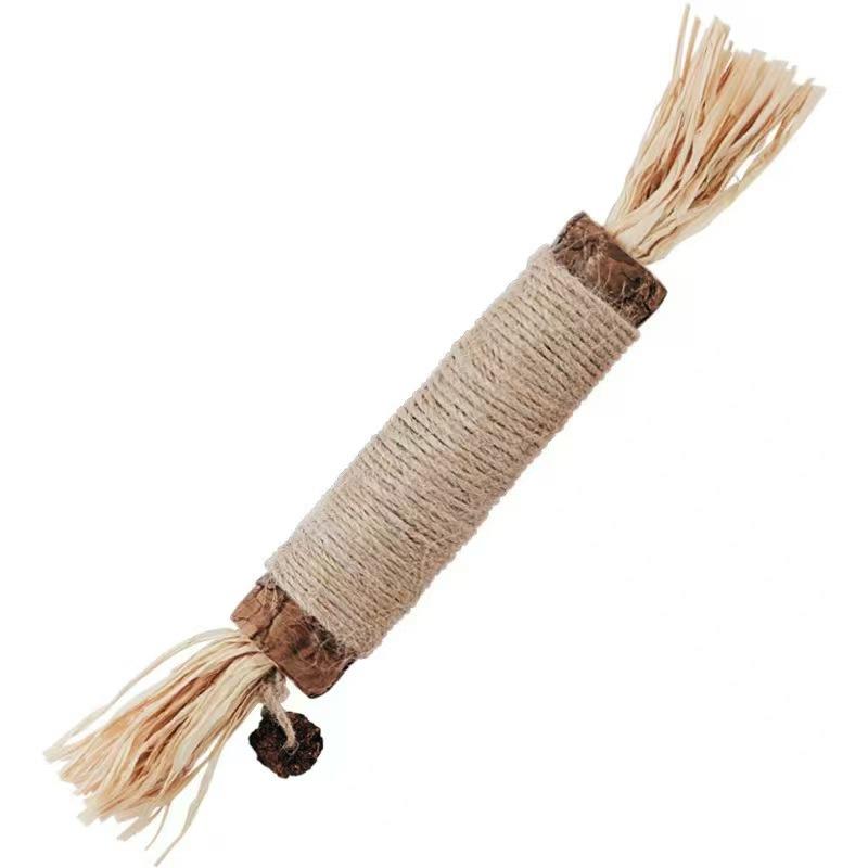 Wood Polygonum Cat Toy Cat Teaser Stick Molar Stick Clean Mouth Self-hi Relieve Boredom and Bite-resistant Cat Supplies Cat Toys