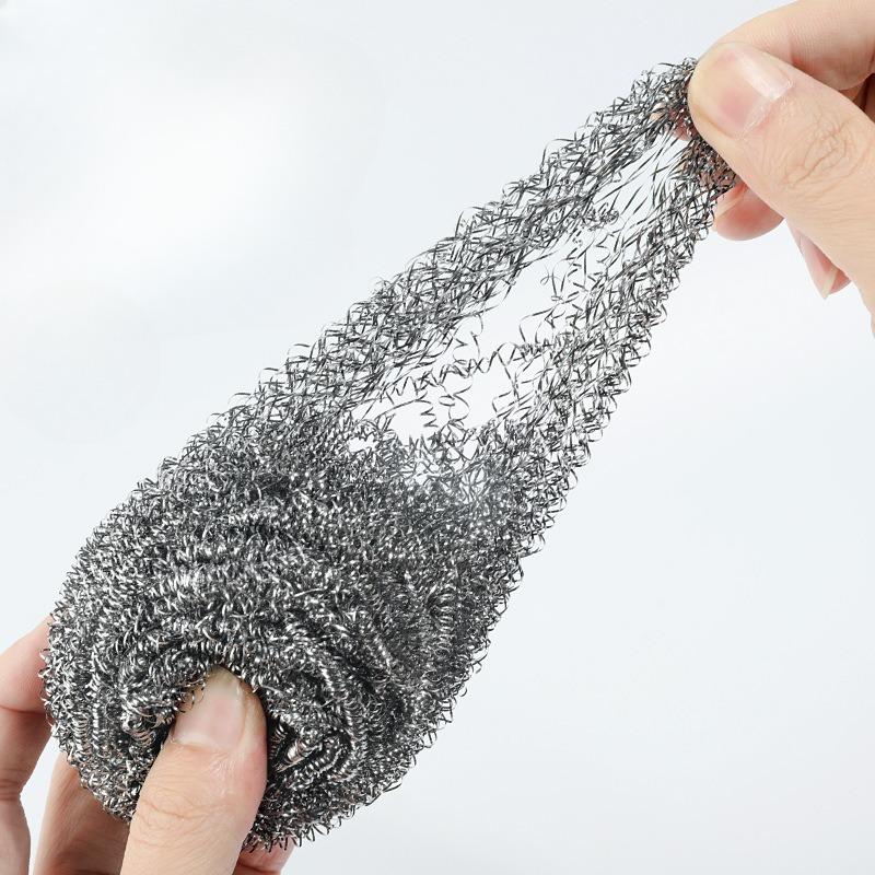 Nekvalitní drátěnka z nerezové oceli Čisticí kartáč na mytí nádobí Nepoškodí ruce. Hrnec Kartáč Absorpční Čisticí Míček