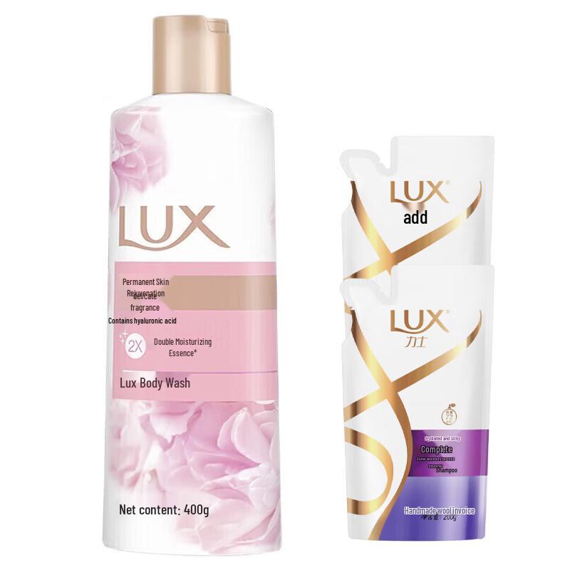 Lux Scented Shower Gel & Shampoo Set