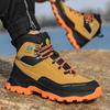 Men's Safety Boots Work Steel Toe Shoes Anti-smash Puncture-Proof Protective Shoes Indestructible Boots Outdoor Waterproof Boots