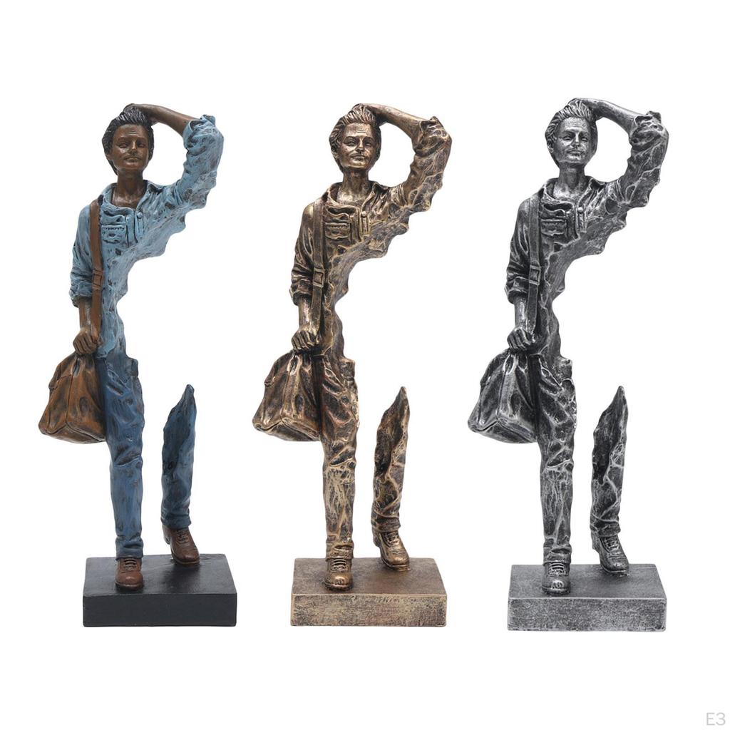 Creative Figure Statue Abstract Character Figurine Adornment Modern Art Decoration Tabletop Ornament