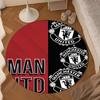 Manchester United Stadium Round mat, Anti-slip Circle Carpet Chair rug For livingroom,Bedroom, doormat home decor Gift Christmas Gifts