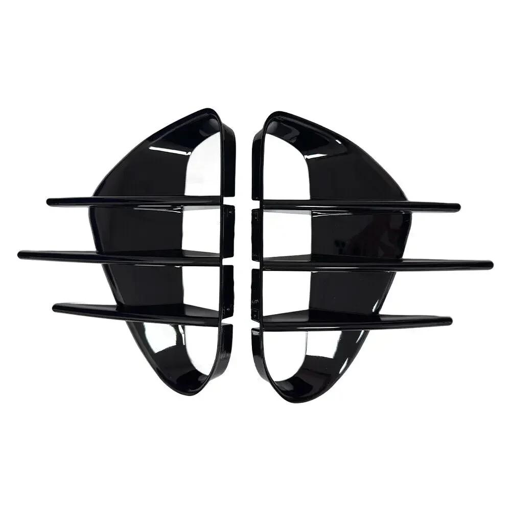 For KIA Stinger 2018-2025 Pair Car Sticker Front Bumper Side Vent Spoiler Canard Covers Accessories Auto Vehicle Decoration Part