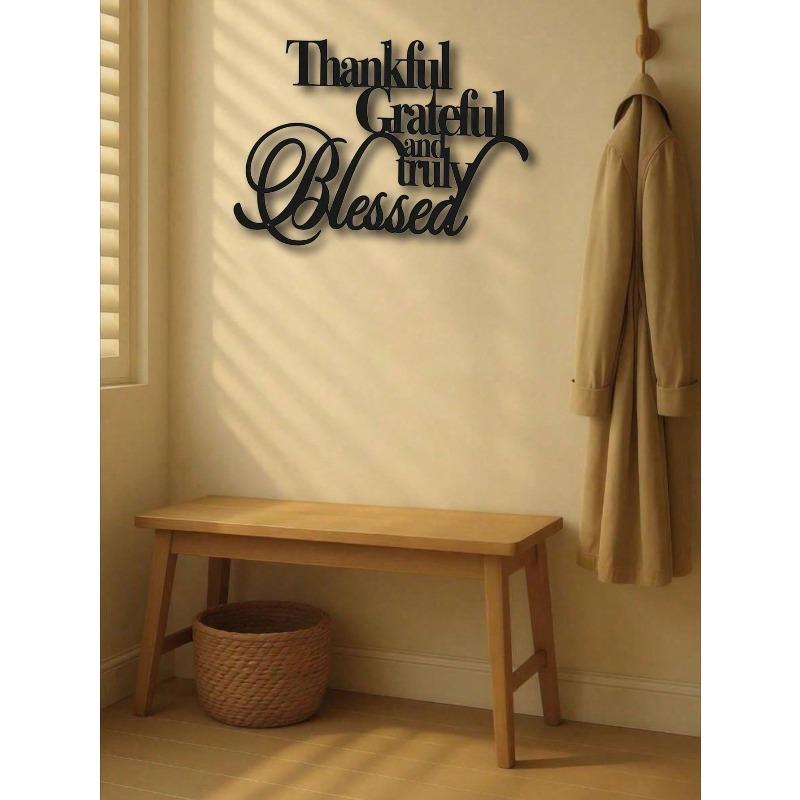 Personalized Christian Metal Wall Sign Rustic Farmhouse Decor Religious Gift