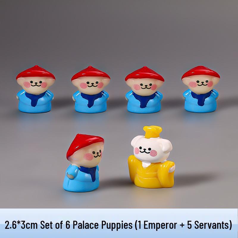 In Stock Hot-Selling Panda Doll Resin Craft Ornament for Micro Landscape Decor