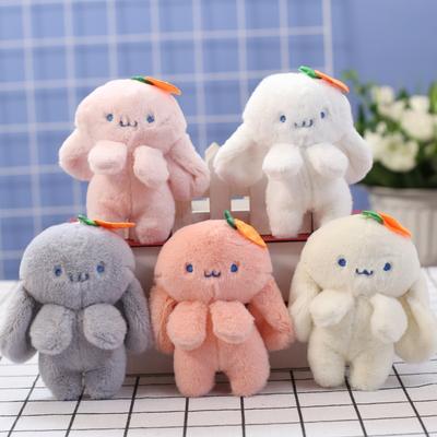New Cute Blush Jade Guinea Rabbit Radish Rabbit Plush Toy Doll Pendant Doll Cartoon Doll
