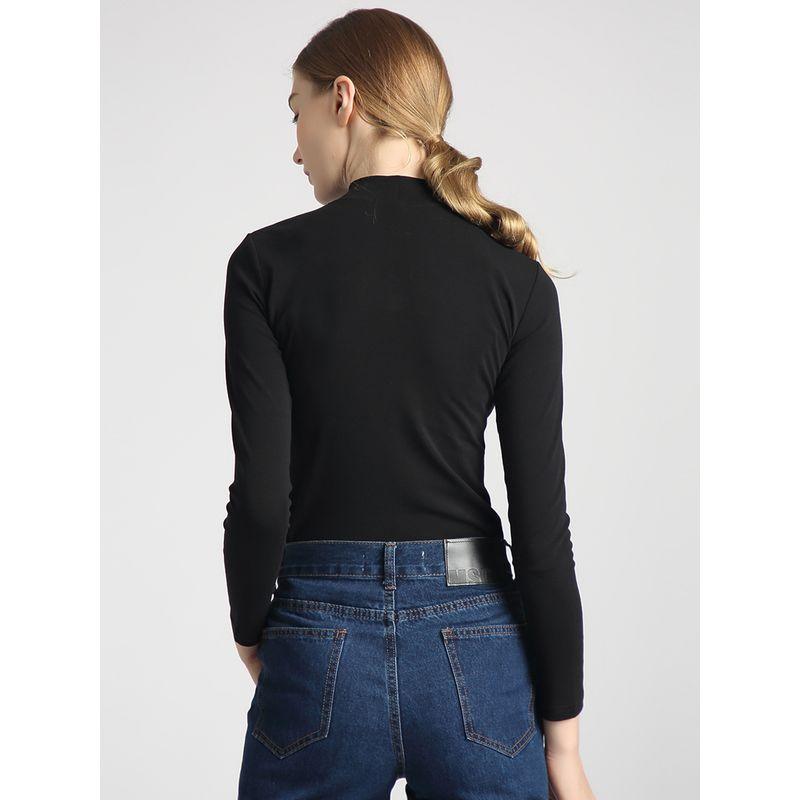 Half Turtleneck Super Hot Letter Underwear Blouse Female 2025 Fall and Winter Long Sleeve Pure Cotton T-shirt Knitted Inner Match Can Be Outerwear Top