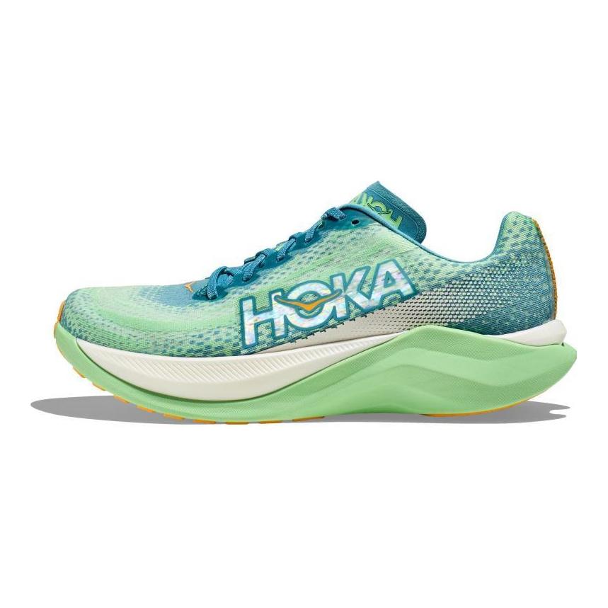 HOKA ONE ONE Mach X Ocean Mist Lime Sneakers 1141450-OMLG