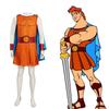 Hercules Kostuum voor Mannen Griekse God Heracles Halloween Cosplay Gespierde Bodysuit Spierpak Outfit Set