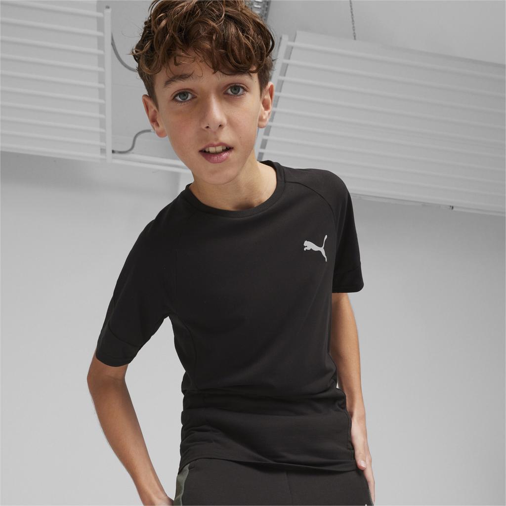 Puma EVOSTRIPE boys' T-shirt black 67919501 size 128