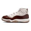 Jordan Air Jordan 11 High Top Vintage Basketball Shoes Unisex Beige Red IM8352-670