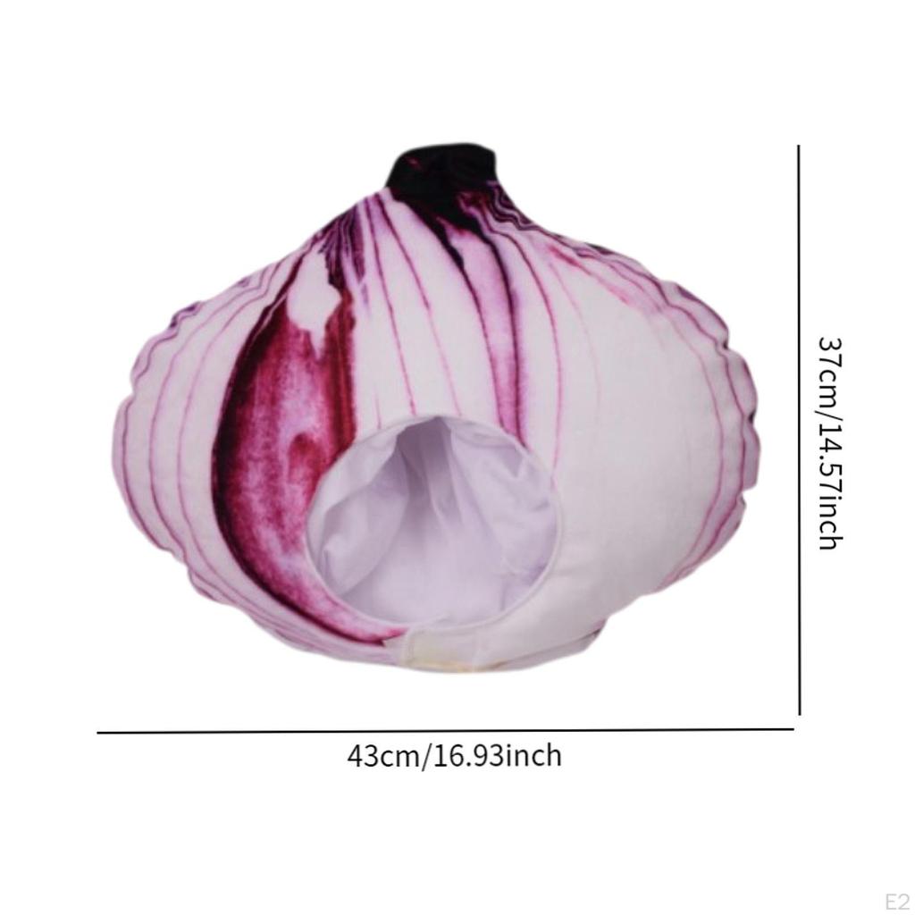 Realistic Onion Hat DIY Crafts Fancy Dress Up for Anniversary Gifts Themed Party