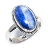 Natural Kyanite Gemstone Handmade 925 Solid Sterling Silver Gift Ring S.6 J5k27