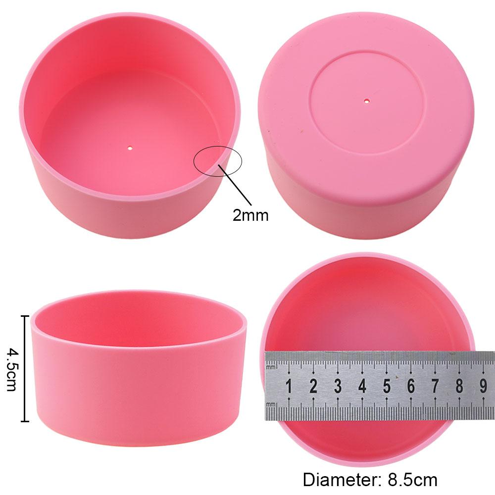 SW 17 Colors 8.5CM Silicone Cup Bottom Cover Coaster Sleeve Water Cup Protective Cover 85MM Wear-resistant Cup Bottom Cover