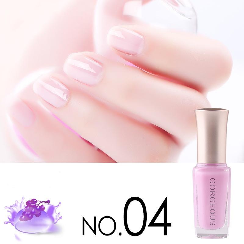 New Jelly Nail Polish Candy Nude Quick Drying Translucent Jelly Nail Polish