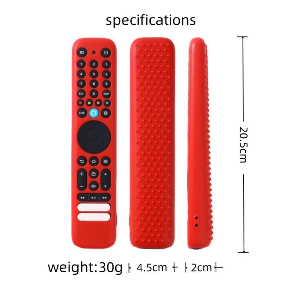 High Quality Silicone Protective Case with Lanyard Protector Remote Controller Cover Shockproof Soft Shell for TCL RC716/RC833