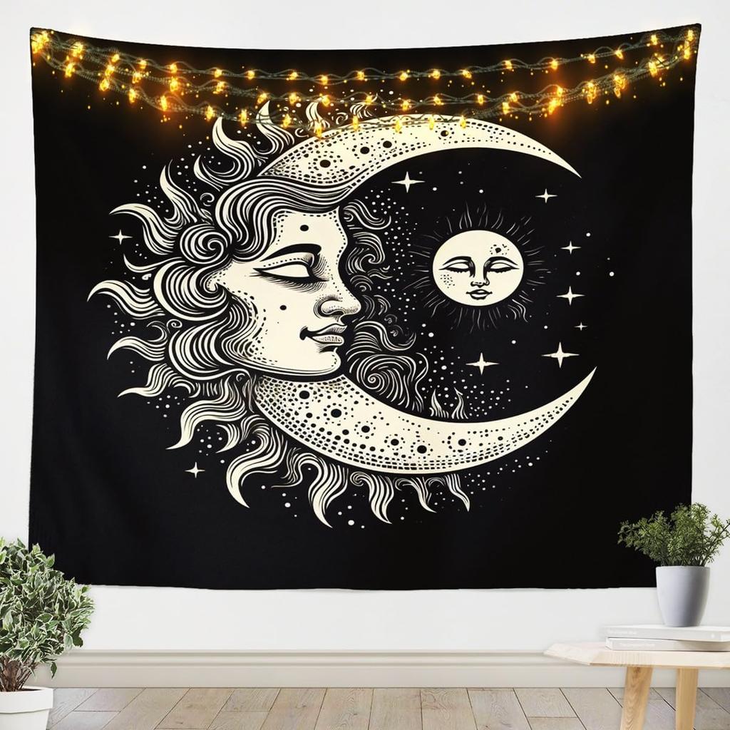 3D Skull Floral Wall Tapestry Rose Death Skull Tapestry, 3D Romantic Skeleton Tapestry For Bedroom Boho Gothic Hanging Wall Art