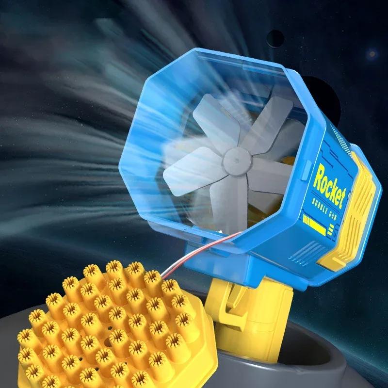 40 Hole Fully Automatic Bubble Gun Toys Handheld Bubble Machine Electric Kids Toys Outdoor Bubble Toys For Children Gift