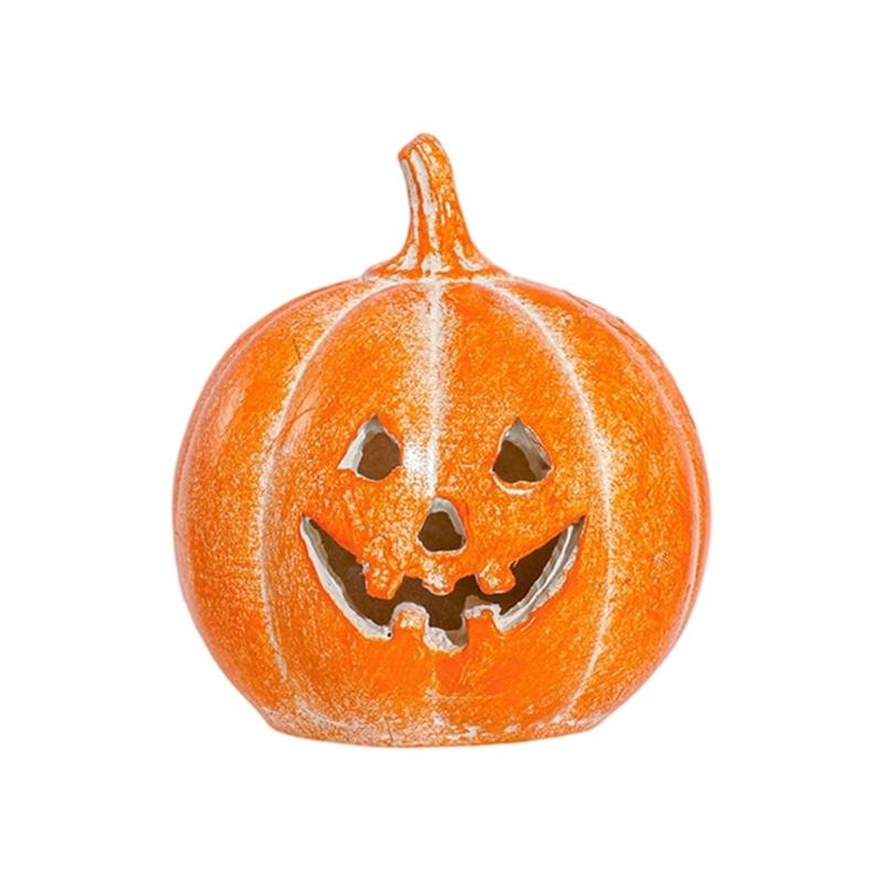 

Handmade Resin Pumpkins Halloweens Pumpkins Decorations for Home Porchs Front Doors Mantels Room Decoration 8cm high
