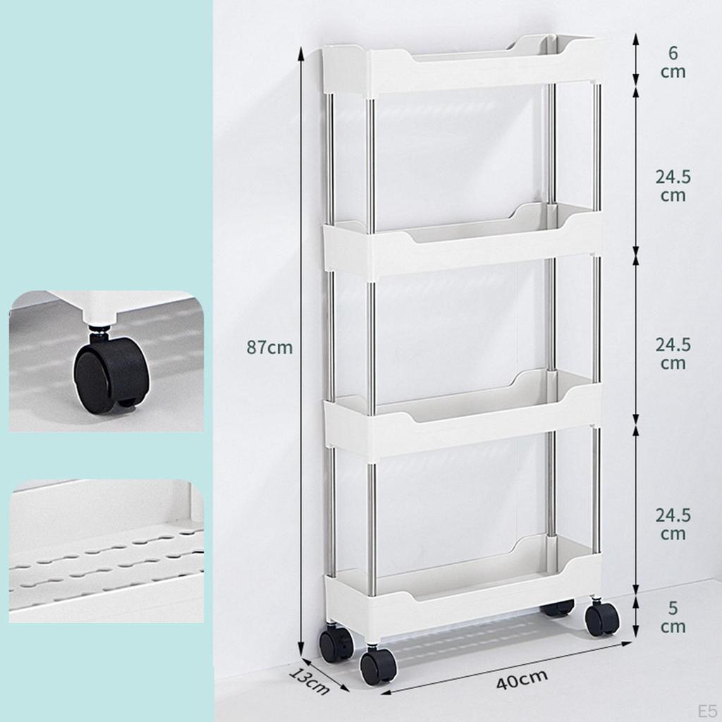 2 Organizzatori Per Porta Armadio Adesivi - Scorrevole Per Frigorifero O Bagno | Bianco In Plastica - Foto 7