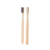 BPA-Free Eco Personalized 100% Biodegradable Eco Friendly Cheap Flat Soft Bamboo Toothbrush Cepillo Dental Bambo Set