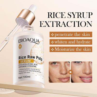 Sérum hydratant à l'acide hyaluronique et au plasma de riz BIOAOUA Nourishing Essence
