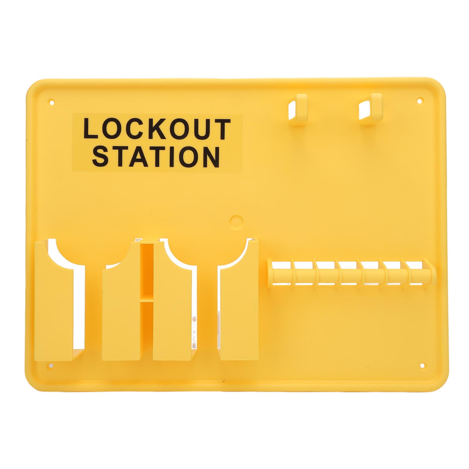 

Lockout Tagout Station Deformation Proof Enhanced Safety Wall Mounted Lock Out Tag Out Kit for Industry