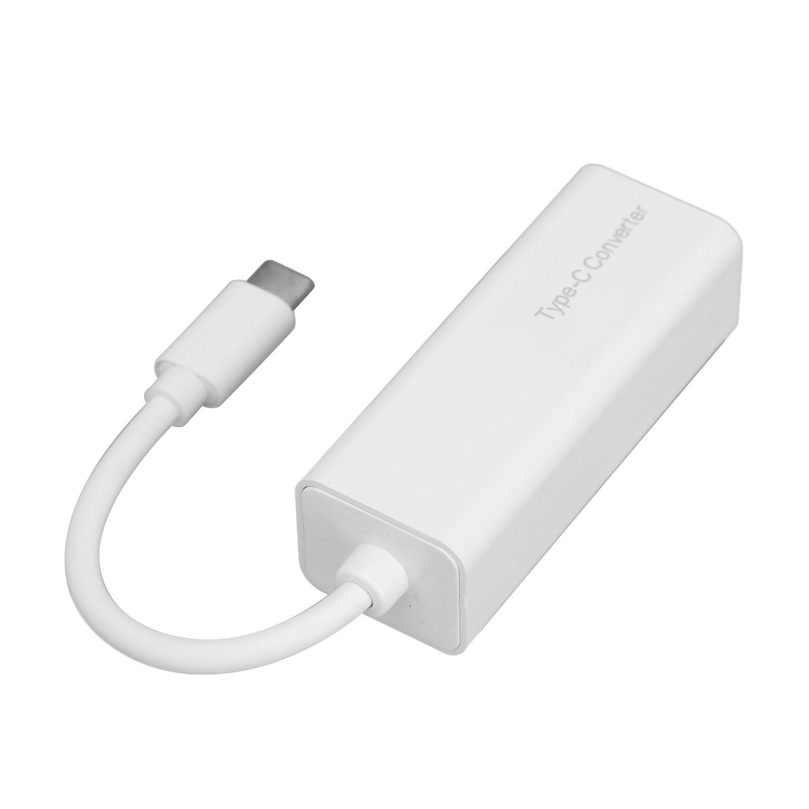 

DC to USB C Adapter 65W PD DC to USB C Converter DC Power Adapter 5.5X2.1mm Female to USB C Male Adapter White белый