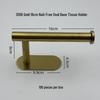 Stainless Steel No-Drill Wall-Mounted Towel and Toilet Paper Holder
