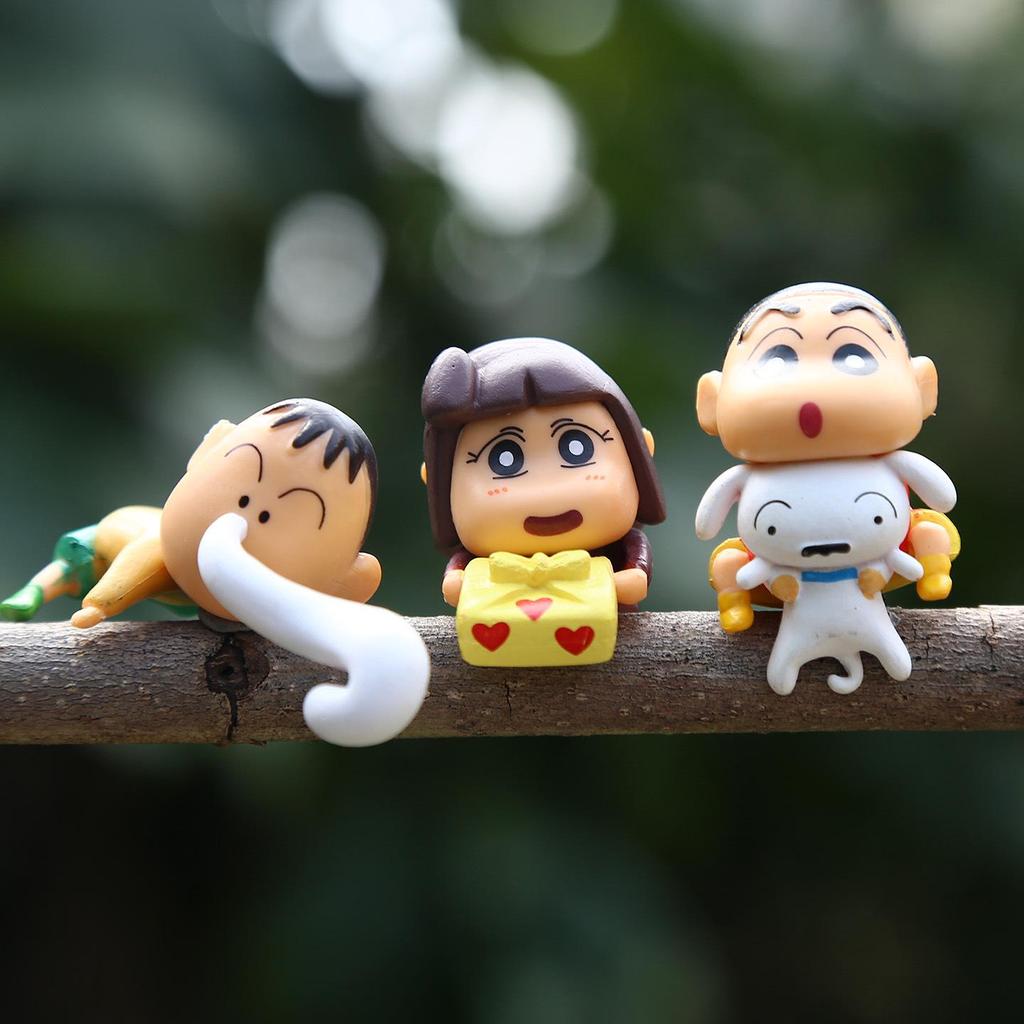 Crayon Shin-chan Friends Series Mini Figure Blind Box: Creative DIY Ornaments