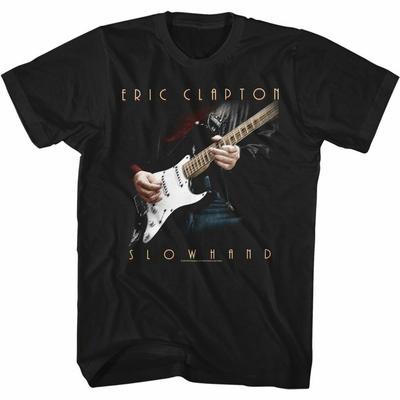 Eric Clapton Slowhand Maglietta Nera da Adulto