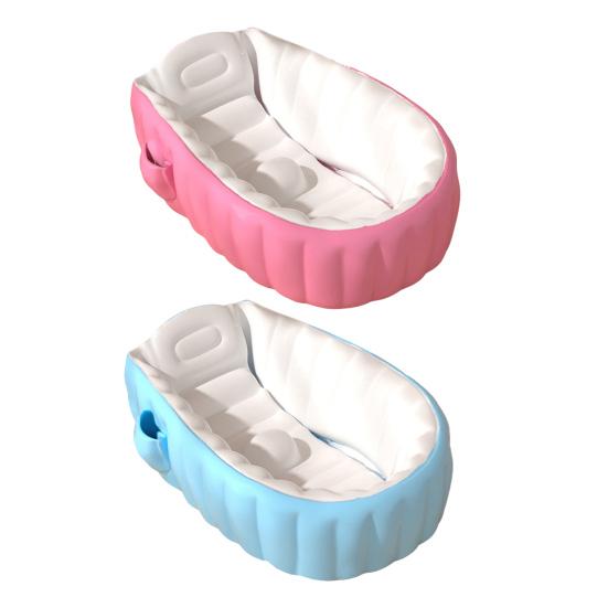 Girls Inflatable Bathtub Easy Storage Baby Shower Tub Kids Inflatable Beach Camping Bathtub Multi-functional Pool