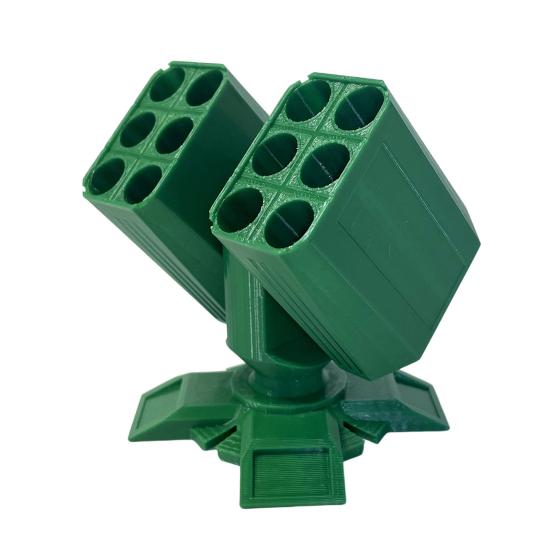 

Подставка для ручек с 12 отделениями, органайзер для хранения гелевых ручек, карандашей, стилусов, компактный настольный органайзер, 3D-печать армия зеленый