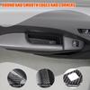 Soft Carbon fiber Interior Armrest Slot trim sticker for Subaru Crosstrek 2024+