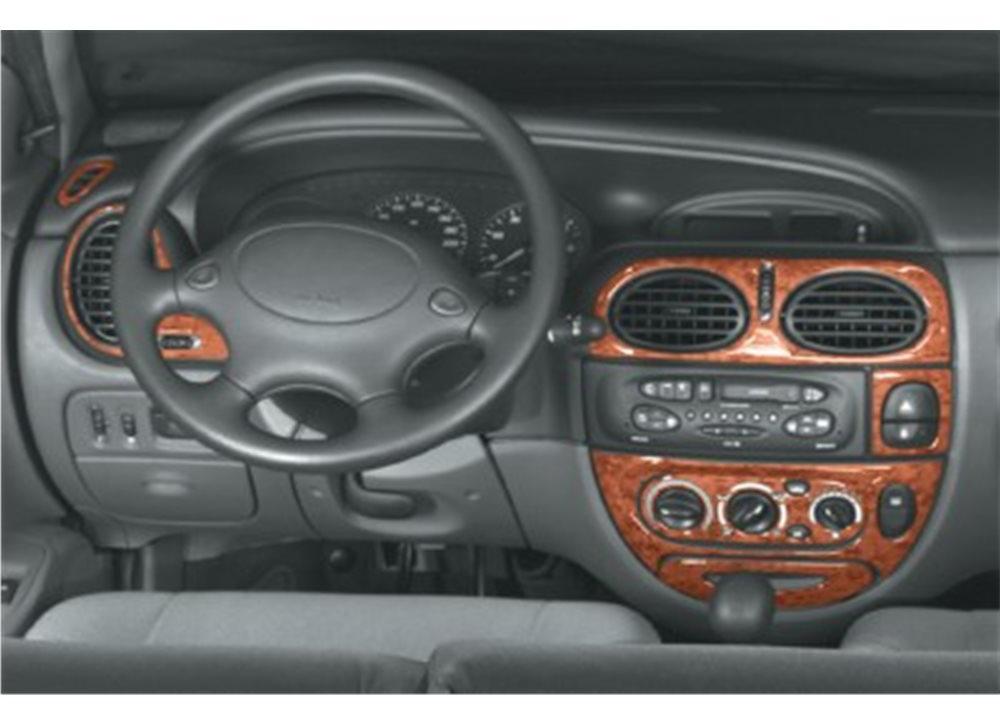

Накладки на панель (Meric, Туреччина) Дерево для Renault Scenic 1998-2003 рр.