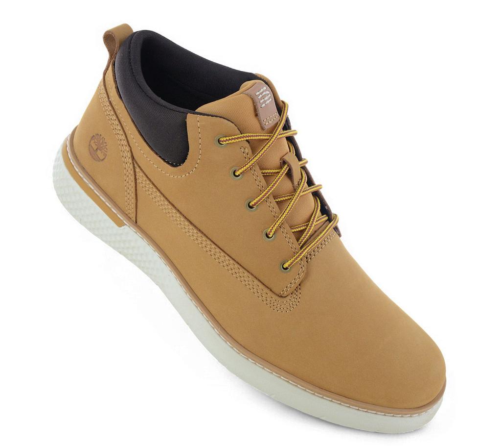 Timberland Cross Mark Mid Chukka Boot - Men's Shoes Boots Leather Wheat TB0A1TR8-231 ORIGINAL