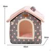 Cat Bed Nest Removable Pet Semi Enclosed for Dog Puppy Cats Kitten