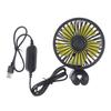 Ventilator USB cu 3 viteze pentru tetiera scaunului din spate al mașinii, ventilator de răcire cu aer pentru SUV, camion, auto