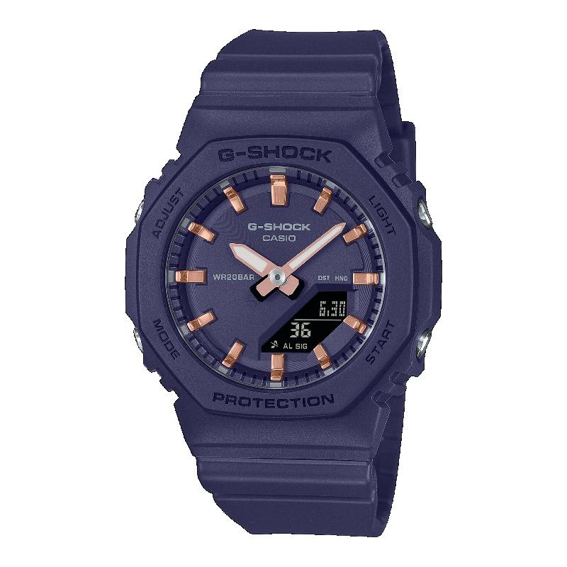 

Casio Men s Resin 200M Water Resistant Digital Shock Resistant Quartz Watch GMA-P2100M-2A синий