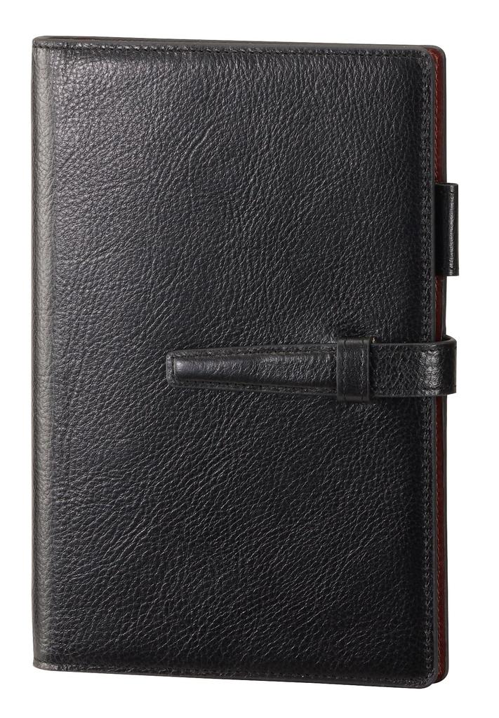 Raymay Fujii Da Vinci System Genuine Bible DB65B Organizer, Leather, Size, B6, Black,